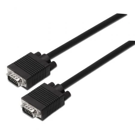 AISENS Cable SVGA HDB15/M-HDB15/M Negro 3m